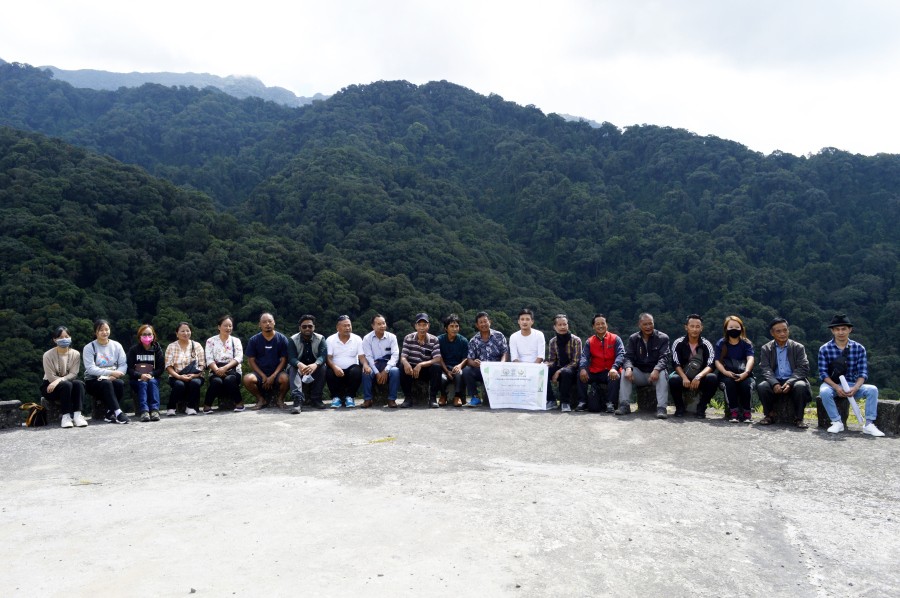 Kohima Forest Division organised an exposure trip for Zhadima Joint Forest Management Committee to Khonoma village on October 8.